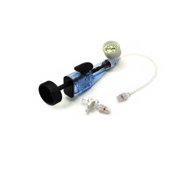 TABEEB Inflation Device is a medical device that is used to inflate and deflate of various balloon catheters in a wide range of applications such as fluid delivery, balloon catheterization and stent deployment.