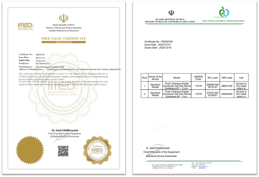 IMQ ISO13485 for Tabeeb Vascular