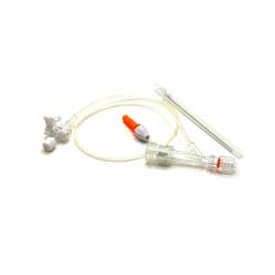 The TABEEB Y-Connector is a device that allows the insertion of various catheters and guidewires into the blood vessels during interventional procedures